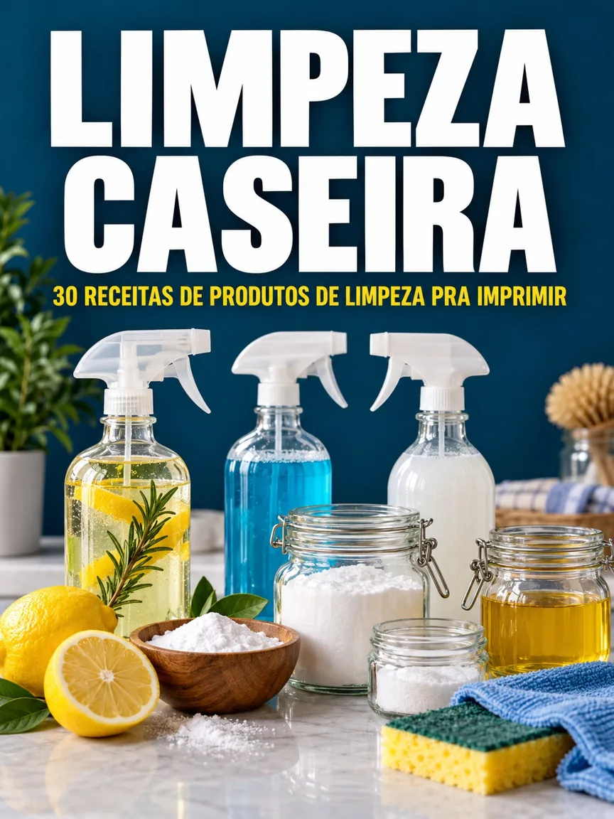 Capa do livro Limpeza Caseira